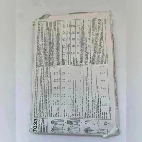 Simplicity Christmas Halloween Angel Costumes sewing Pattern XS, S, M - Picture 4 of 4